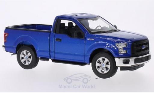 Ford F-1 1/24 Welly 50 mettalic blau 2015 modellautos