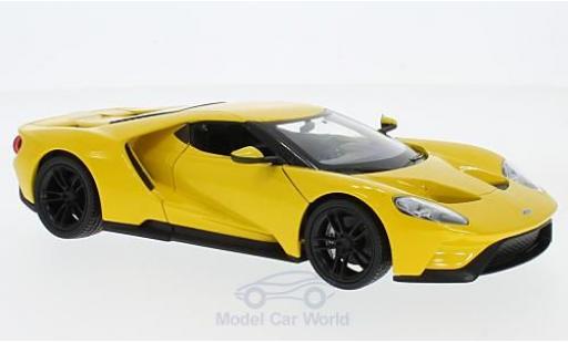 Ford GT 1/24 Welly gelb 2017 modellautos