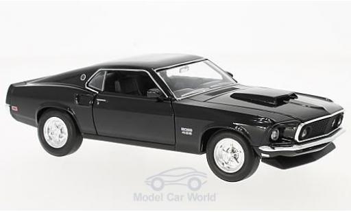 Ford Mustang 1969 1/24 Welly Boss 429 schwarz 1969 modellautos