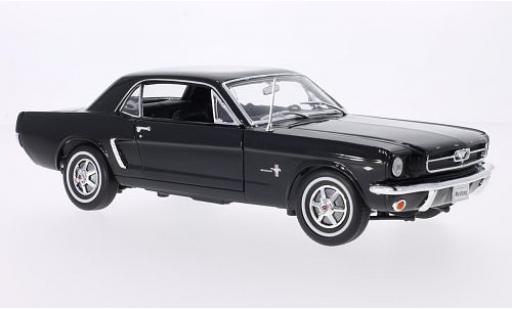 Ford Mustang 1/24 Welly Coupe schwarz 1964 modellautos