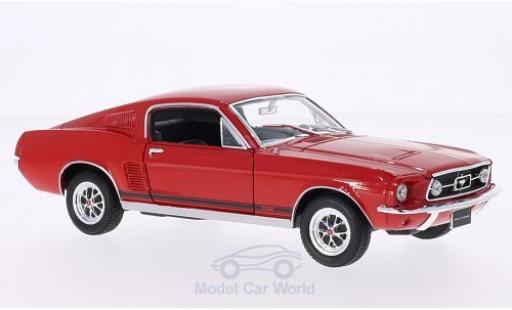 Ford Mustang GT 1/24 Welly GT Fastback rot 1967 modellautos