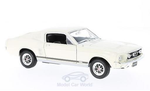 Ford Mustang 1/24 Welly GT Fastback weiss 1967 modellautos