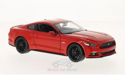 Ford Mustang GT 1/24 Welly GT rot 2015 modellautos