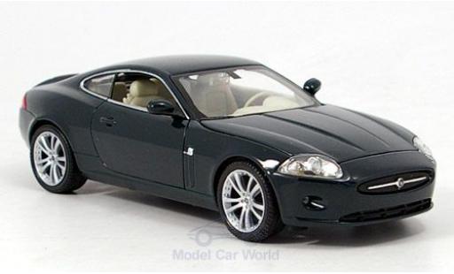 Jaguar XK 1/24 Welly 150 Coupe mettalic grün ohne Vitrine modellautos