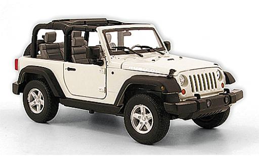Jeep Wrangler 1/24 Welly Rubicon weiss 2007 1:24 modellautos