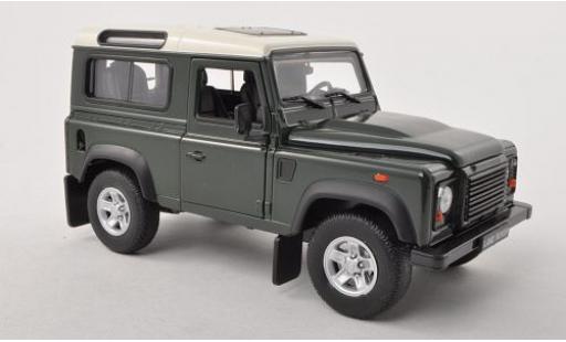 Land Rover Defender 1/24 Welly dkl.-grün/-beige 1:24 modellautos