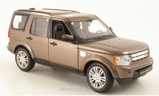 Land Rover Discovery 1/24 Welly 4 mettalic braun modellautos