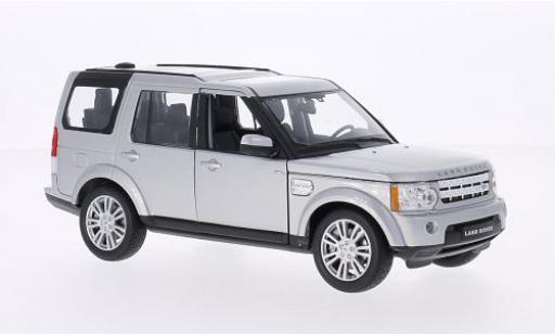 Land Rover Discovery 1/24 Welly 4 silber modellautos