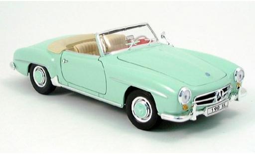 Modellautos Mercedes 190 1/18 Welly SL Cabriolet grün 1955 1:18 Mercedes 190 1/18 Welly SL Cabriolet grün 1955 1:18 modellautos