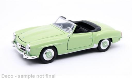 Modellautos Mercedes 190 1/24 Welly SL (W121) grün/schwarz 1955 1:24 Mercedes 190 1/24 Welly SL (W121) grün/schwarz 1955 1:24 modellautos