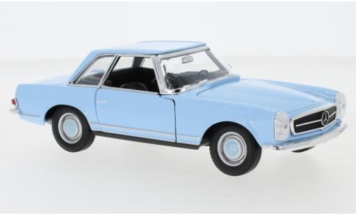 Modellautos Mercedes 230 1/24 Welly SL (W113) blau 1963 Mercedes 230 1/24 Welly SL (W113) blau 1963 modellautos
