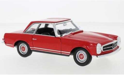 Modellautos Mercedes 230 1/24 Welly SL (W113) rot 1963 Mercedes 230 1/24 Welly SL (W113) rot 1963 modellautos