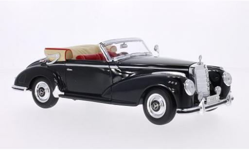 Mercedes 300 1/18 Welly S Cabriolet schwarz 1955 1:18 modellautos