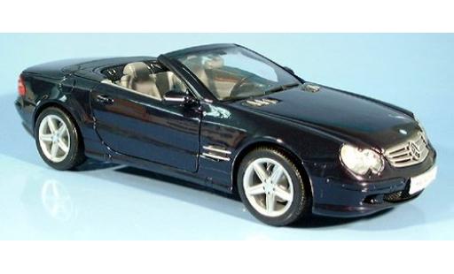 Modellautos Mercedes 500 1/18 Welly SL Cabriolet dk. blau 1:18 Mercedes 500 1/18 Welly SL Cabriolet dk. blau 1:18 modellautos