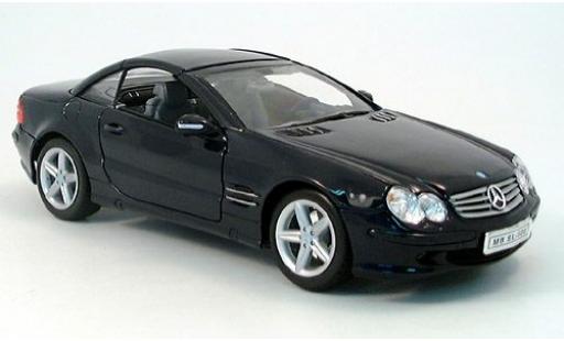 Modellautos Mercedes 500 1/18 Welly SL HT gschlossen blau 1:18 Mercedes 500 1/18 Welly SL HT gschlossen blau 1:18 modellautos
