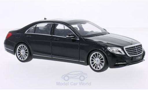 Mercedes Classe S 1/24 Welly (W222) schwarz 2013 modellautos