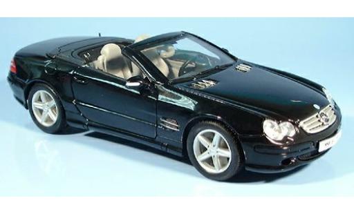 Mercedes Classe SL 1/24 Welly SL offen schwarz 2002 1:24 modellautos