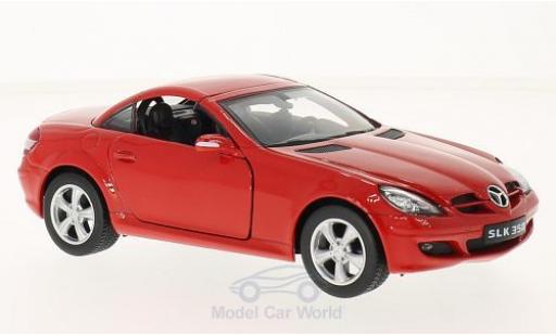 Mercedes Classe SLK 1/24 Welly SLK 350 rot modellautos