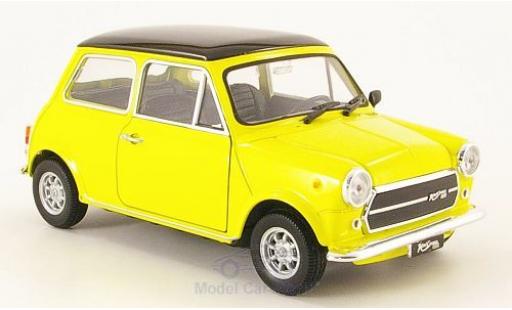 Mini Cooper 1/24 Welly 1300 gelb/schwarz 1974 modellautos