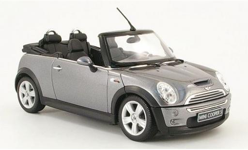 Modellautos Mini Cooper 1/18 Welly S Cabriolet met.-grau 1:18 Mini Cooper 1/18 Welly S Cabriolet met.-grau 1:18 modellautos