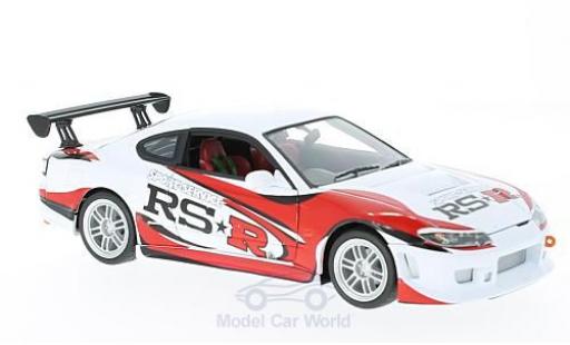 Nissan Silvia 1/24 Welly S15 RS-R weiss/Dekor RHD modellautos
