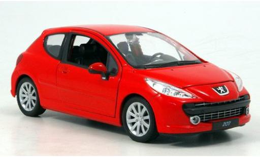 Peugeot 207 1/24 Welly rot 1:24 modellautos