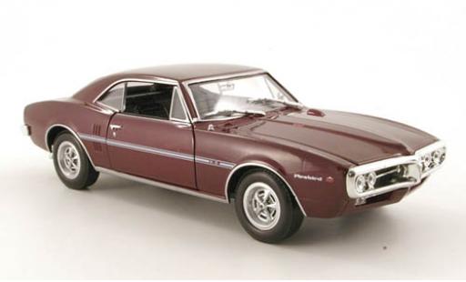 Pontiac Firebird 1/24 Welly met.-dkl.-rot 1967 1:24 modellautos