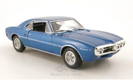 Pontiac Firebird 1/24 Welly mettalic blau 1967 ohne Vitrine modellautos
