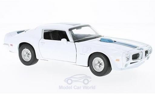 Pontiac Firebird 1972 1/24 Welly Trans Am weiss/blau 1972 modellautos
