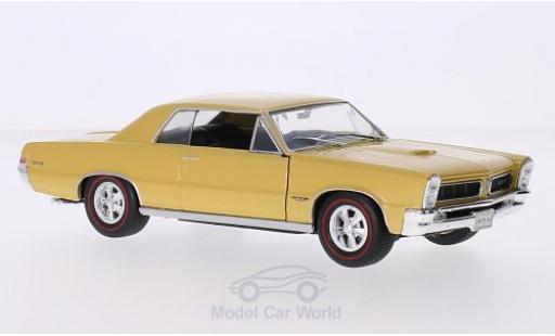 Pontiac GTO 1/24 Welly mettalic gold 1965 modellautos