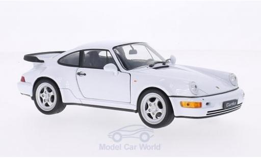 Porsche 964 Turbo 1/24 Welly 911 () Turbo weiss modellautos
