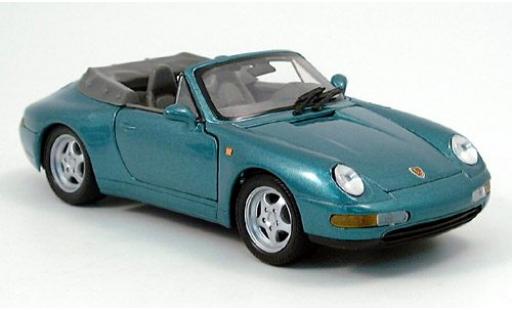 Porsche 996 1/24 Welly 911  Cabriolet met. grün 1997 1:24 modellautos