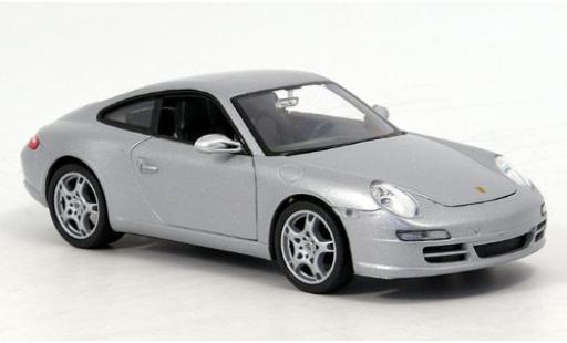 Porsche 997 S 1/24 Welly 911  Carrera silber 1:24 modellautos