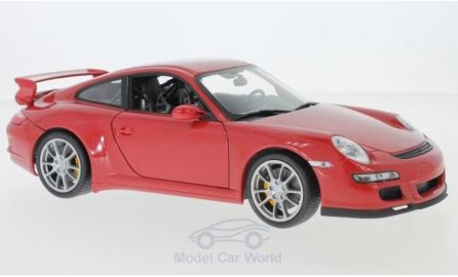 Porsche 997 GT3 1/18 Welly 911 GT3 () rot modellautos