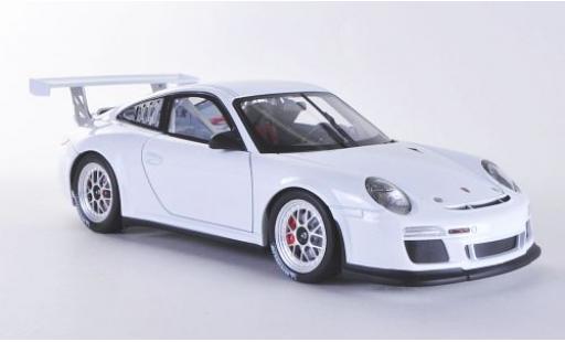 Porsche 997 GT3 CUP 1/18 Welly 911 GT3 Cup ( II) weiss Plain Body Version weiss 2012 1:18 modellautos