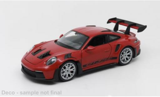 Modellautos Porsche 992 1/24 Welly 911 GTR RS  rot 1:24 Porsche 992 1/24 Welly 911 GTR RS  rot 1:24 modellautos