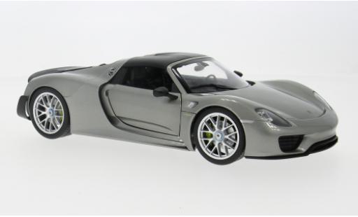 Modellautos Porsche 918 1/18 Welly Spyder grau/carbon 2012 1:18 Porsche 918 1/18 Welly Spyder grau/carbon 2012 1:18 modellautos