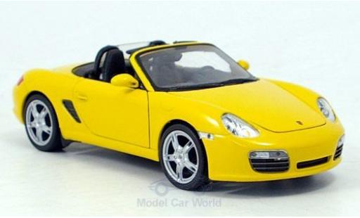 Porsche Boxster 1/24 Welly S gelb modellautos