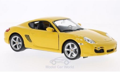 Porsche Cayman S 1/24 Welly S gelb modellautos