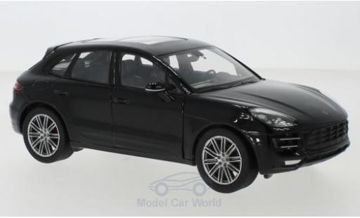 Porsche Macan Turbo 1/24 Welly Turbo schwarz modellautos