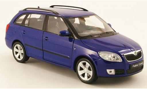 Modellautos Skoda Fabia 1/24 Welly II Combi blau sans Vitrine Skoda Fabia 1/24 Welly II Combi blau sans Vitrine modellautos