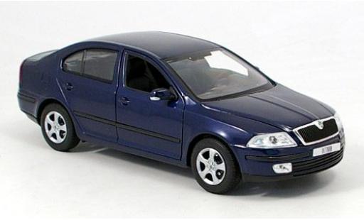 Skoda Octavia 1/24 Welly dkl.-blau 1:24 modellautos