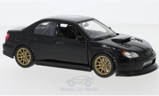 Subaru Impreza 1/24 Welly WRX STI schwarz modellautos