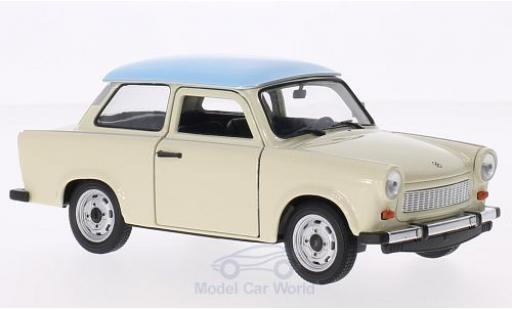 Trabant 601 1/24 Welly beige/blau modellautos