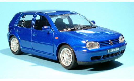 Volkswagen Golf 1/24 Welly IV met. blau 1:24 modellautos