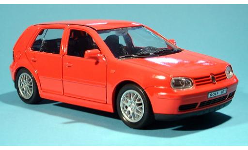 Volkswagen Golf 1/24 Welly IV rot 1:24 modellautos