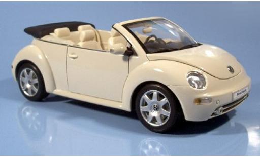 Modellautos Volkswagen New Beetle 1/18 Welly Cabriolet beige 2003 1:18 Volkswagen New Beetle 1/18 Welly Cabriolet beige 2003 1:18 modellautos