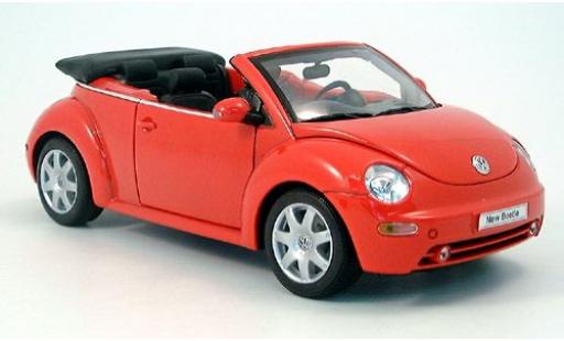 Modellautos Volkswagen New Beetle 1/18 Welly Cabriolet rot 2003 1:18 Volkswagen New Beetle 1/18 Welly Cabriolet rot 2003 1:18 modellautos