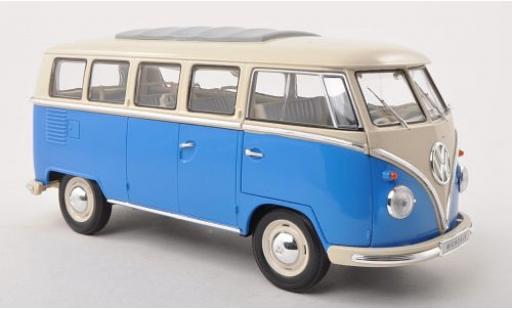 Modellautos Volkswagen T1 1/18 Welly Bus blau/weiss 1962 1:18 Volkswagen T1 1/18 Welly Bus blau/weiss 1962 1:18 modellautos