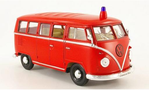 Modellautos Volkswagen T1 1/24 Welly Bus Feuerwehr 1962 1:24 Volkswagen T1 1/24 Welly Bus Feuerwehr 1962 1:24 modellautos